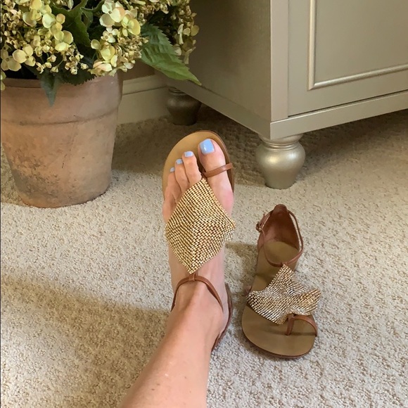 Sandals with rhinestones - Picture 2 of 4